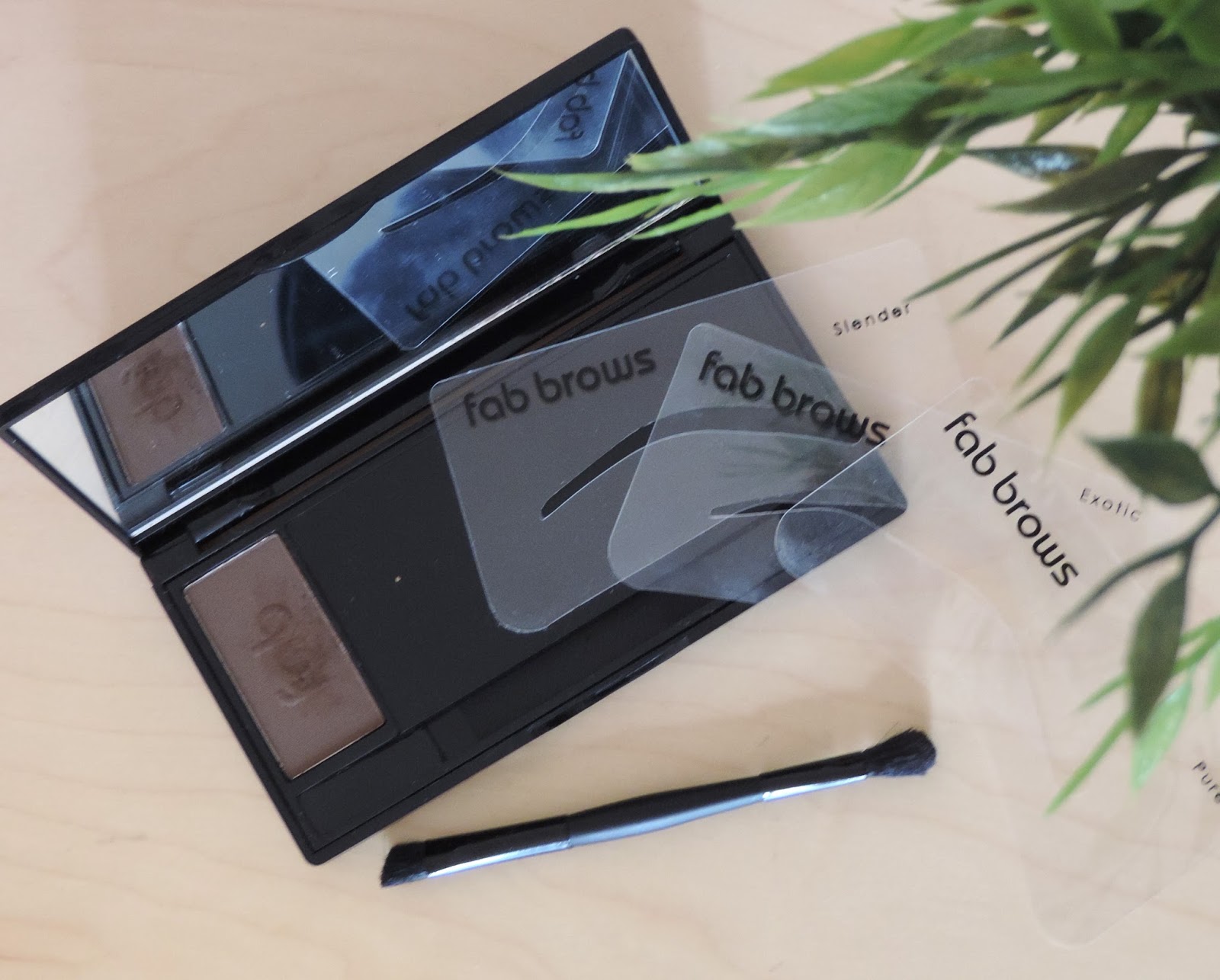 Des sourcils définis en 2 coups de pinceaux avec Fab brows